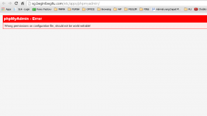 problem phpmyadmin