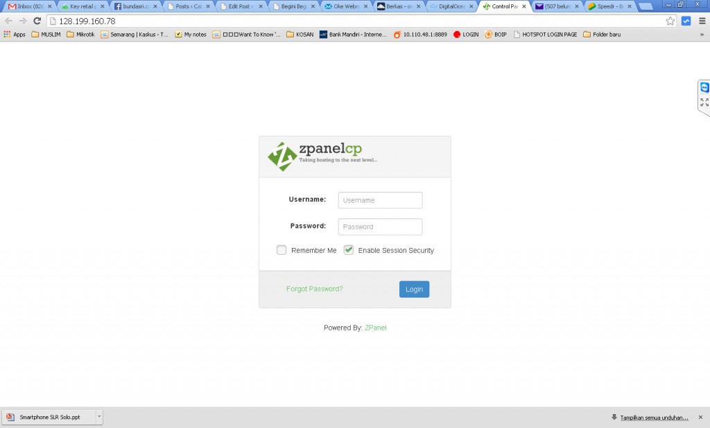 17 membangun hosting dengan vps centos dan zpanel cp