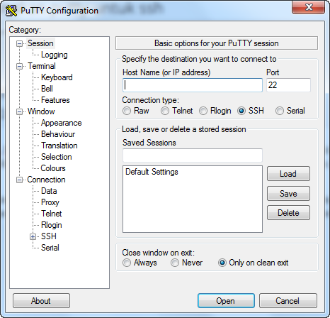 pengertian dan cara menggunakan putty untuk ssh