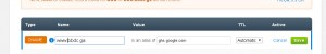 Mengganti domain blogspot dengan domain sendiri ref