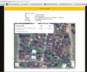 cara mengambil embed google map