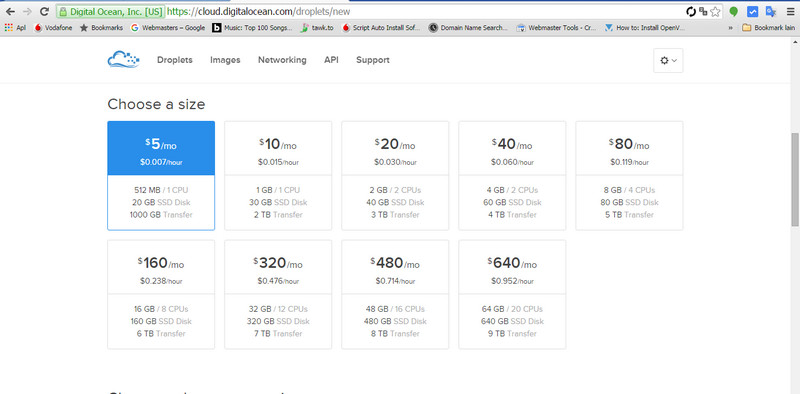 membuat droplet vps digital ocean 2