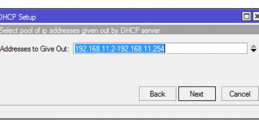 Cara Setting dhcp server pada mikrotik router os