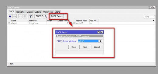 Cara Setting dhcp server pada mikrotik router os