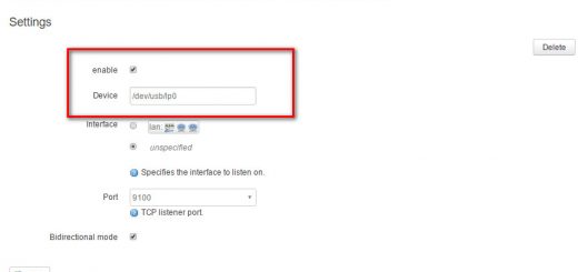 Cara Setting Printer Server Pada Open WRT